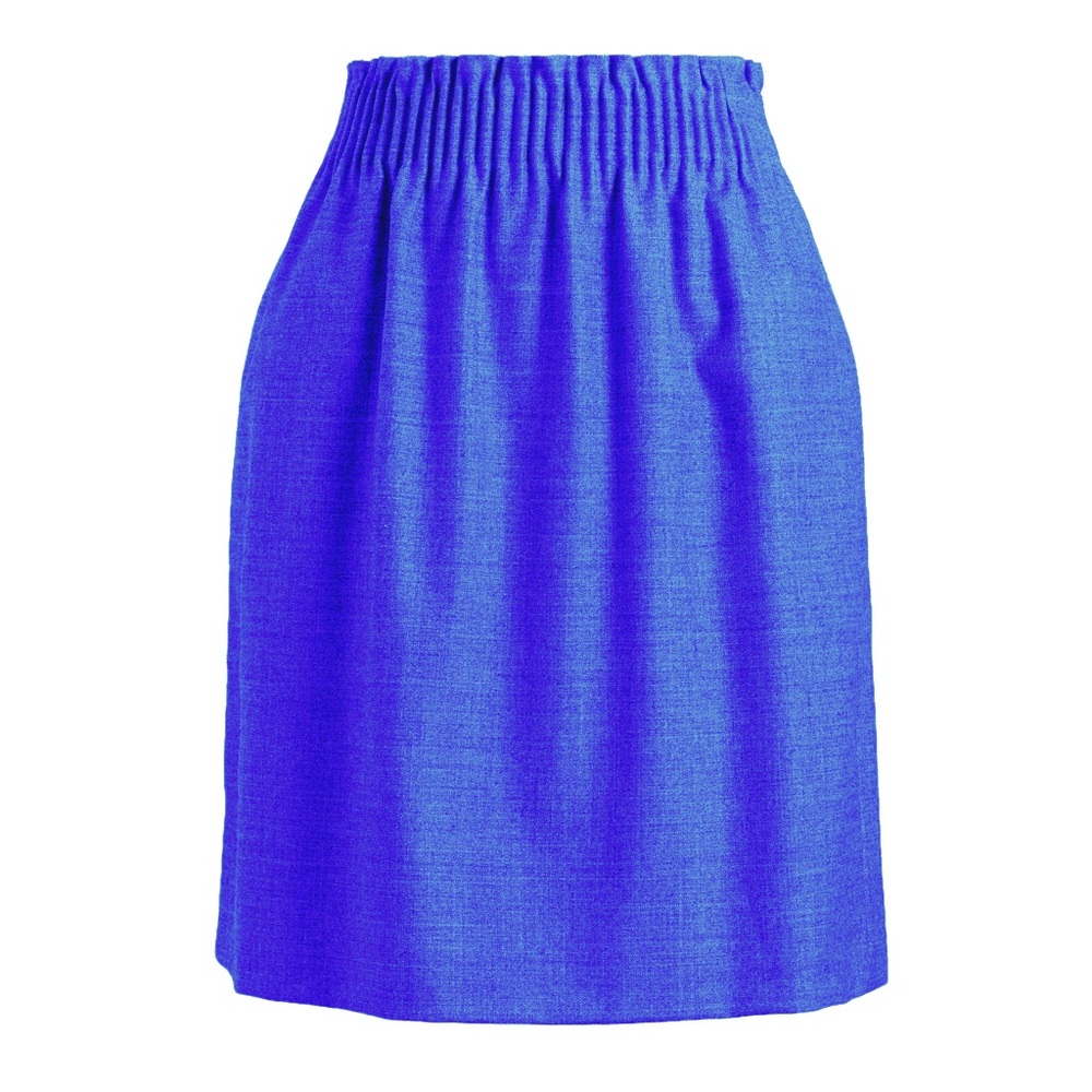 J. Crew Sidewalk Wool Blend Mini Skirt in Royal Bright Blue size 0 95435